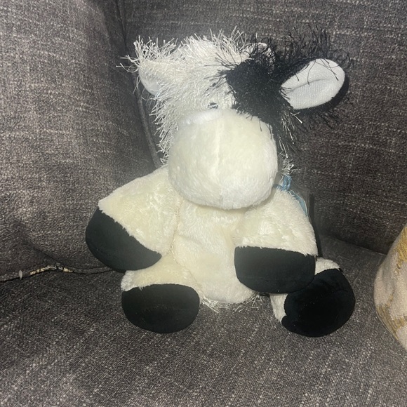 WEBKINZ Ganz COW HM003 w/hang & but Tag No Code plush stuffed animal - Picture 1 of 13